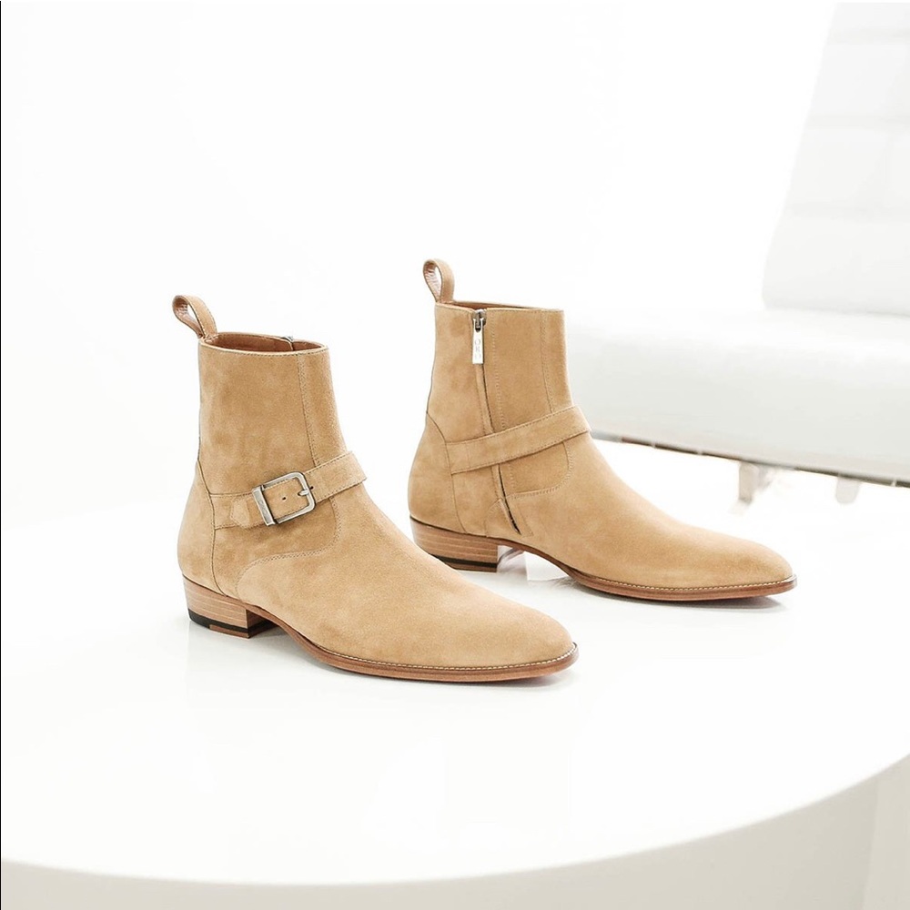 ORO Los Angeles Madrid Strap Boots